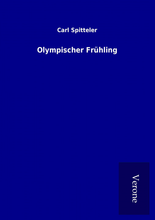 Libro Olympischer Frühling Carl Spitteler