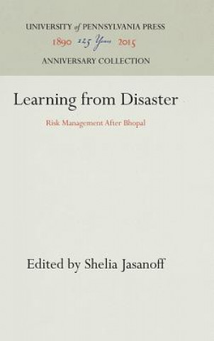 Book Learning from Disaster Shelia Jasanoff