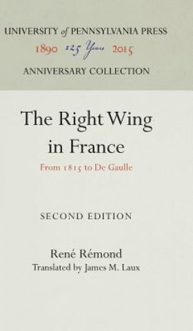 Książka Right Wing in France René Rémond