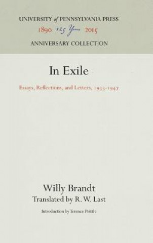 Kniha In Exile Willy Brandt