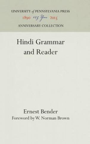 Buch Hindi Grammar and Reader Ernest Bender
