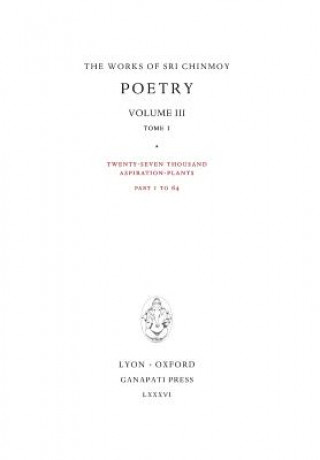 Βιβλίο Poetry III, tome 1 Sri Chinmoy