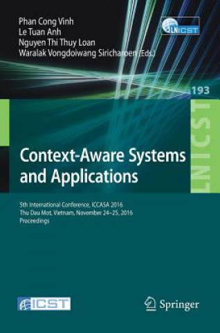 Könyv Context-Aware Systems and Applications Phan Cong Vinh