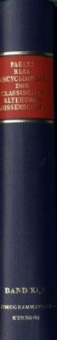 Book Realencyclopadie der classischen Altertumswissenschaft Pauly-Wissowa