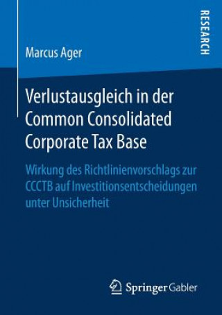 Carte Verlustausgleich in Der Common Consolidated Corporate Tax Base Marcus Ager