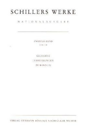 Knjiga Schillers Werke. Nationalausgabe Friedrich von Schiller