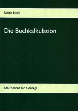 Carte Die Buchkalkulation Ulrich Stiehl