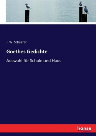 Carte Goethes Gedichte J. W. Schaefer