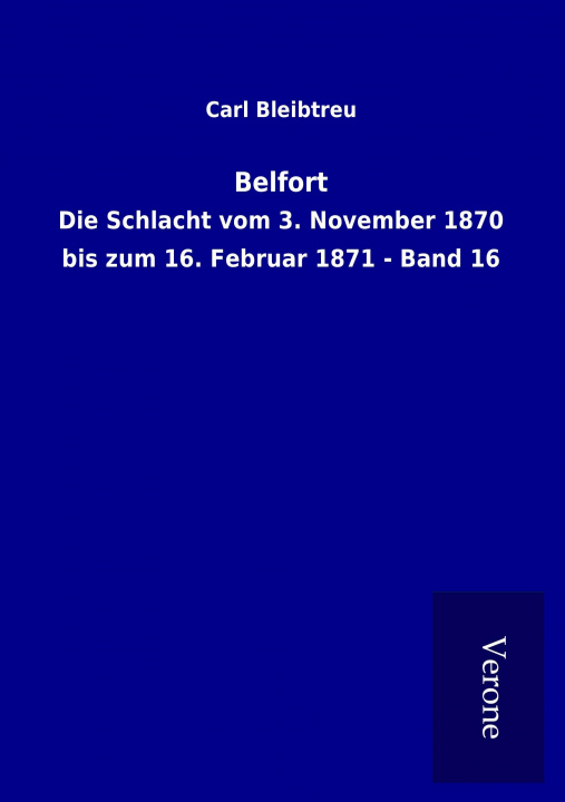 Kniha Belfort Carl Bleibtreu