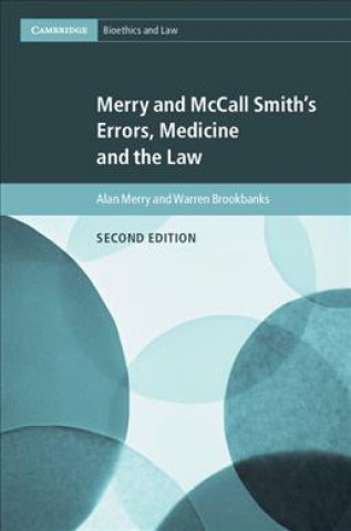 Livro Merry and McCall Smith's Errors, Medicine and the Law MERRY  ALAN