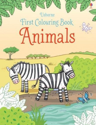 Kniha First Colouring Book Animals Jessica Greenwell