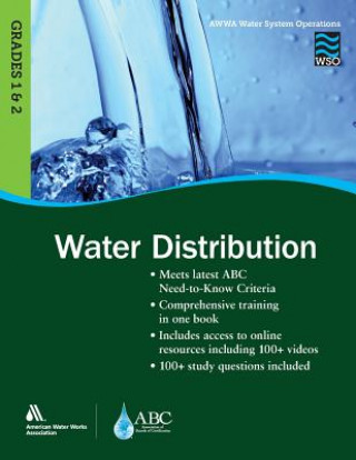Kniha WSO Water Distribution, Grades 1 & 2 American Water Works Association (AWWA)