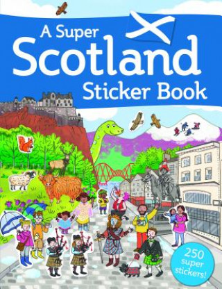 Carte Super Scotland Sticker Book Susana Gurrea