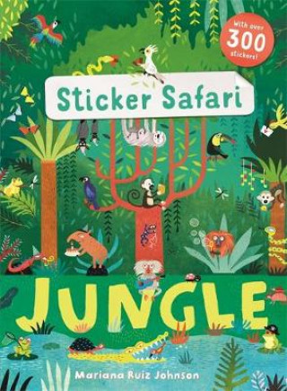 Kniha Sticker Safari: Jungle M RUIZ-JOHNSON