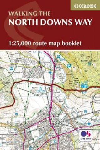 Kniha North Downs Way Map Booklet Kev Reynolds