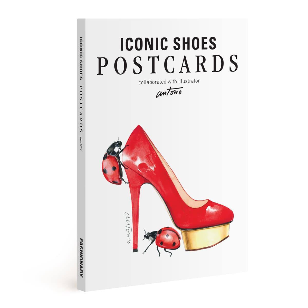 Kniha Fashionary Iconic Shoe Postcards 