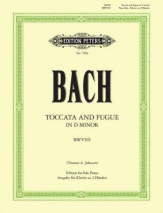 Kniha TOCCATA UND FUGE Johann Sebastian Bach