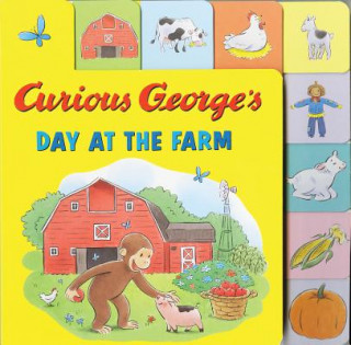 Książka Curious George's Day at the Farm Tabbed Lift-the-Flaps H A Rey