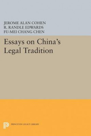 Libro Essays on China's Legal Tradition Jerome Alan Cohen