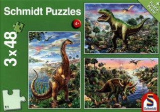 Igra/Igračka Abenteuer mit den Dinosauriern (Kinderpuzzle) 