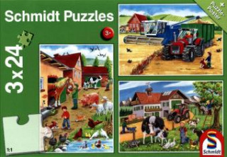 Joc / Jucărie Auf dem Bauernhof (Kinderpuzzle) 