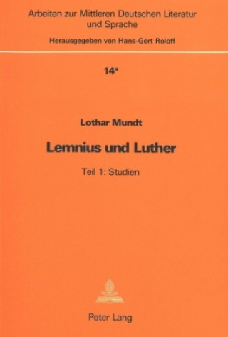 Kniha Lemnius Und Luther Lothar Mundt