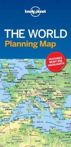 Nyomtatványok Lonely Planet The World Planning Map Lonely Planet