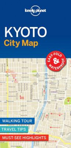 Tiskanica Lonely Planet Kyoto City Map Lonely Planet