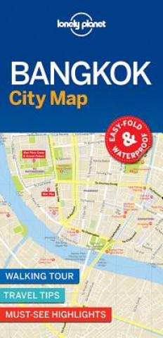 Tiskovina Lonely Planet Bangkok City Map Lonely Planet