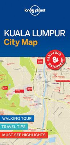 Tiskovina Lonely Planet Kuala Lumpur City Map Lonely Planet