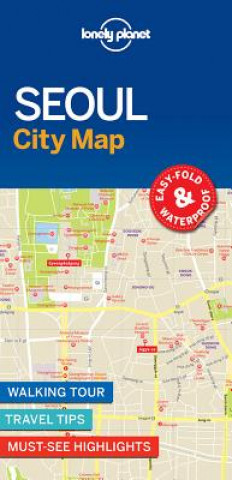 Tiskovina Lonely Planet Seoul City Map Lonely Planet