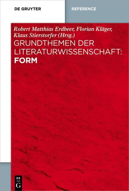 Könyv Grundthemen der Literaturwissenschaft Robert Matthias Erdbeer