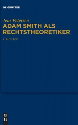Kniha Adam Smith als Rechtstheoretiker Jens Petersen
