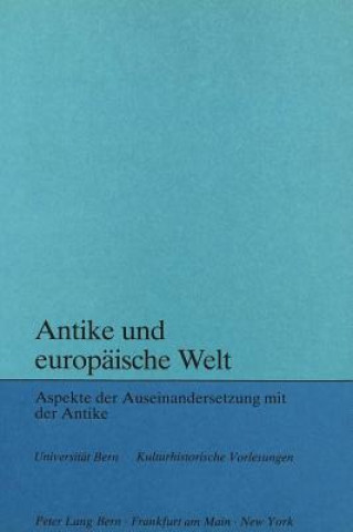 Kniha Antike und europaeische Welt Maja Svilar