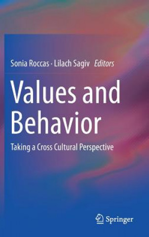 Knjiga Values and Behavior Sonia Roccas