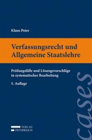 Book Verfassungsrecht und Allgemeine Staatslehre Klaus Poier