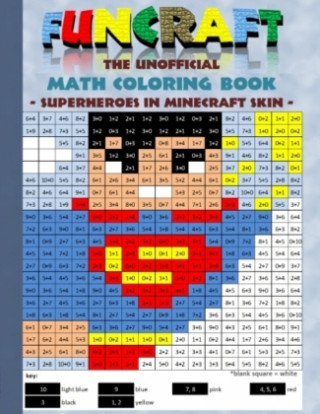 Könyv Funcraft - The unofficial Math Coloring Book: Superheroes in Minecraft Skin Theo von Taane