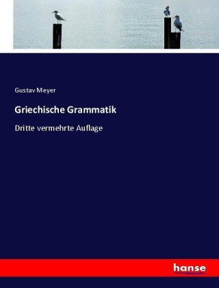 Kniha Griechische Grammatik Gustav Meyer