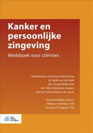 Livre Kanker en persoonlijke zingeving William Breitbart