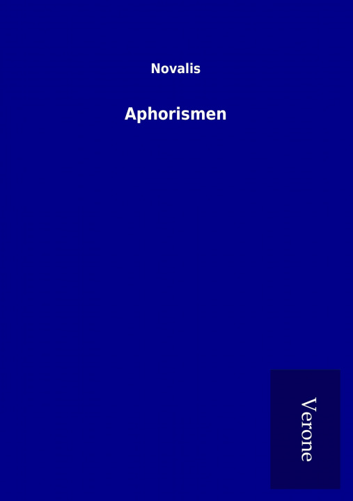 Kniha Aphorismen Novalis