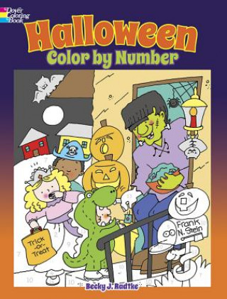 Carte Halloween Color by Number Becky J. Radtke