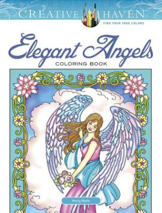 Книга Creative Haven Angels Coloring Book Marty Noble