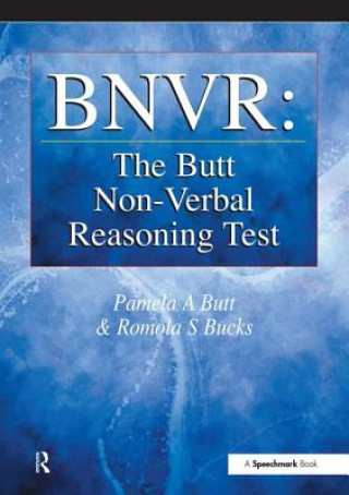 Könyv BNVR: The Butt Non-Verbal Reasoning Test Pamela Butt