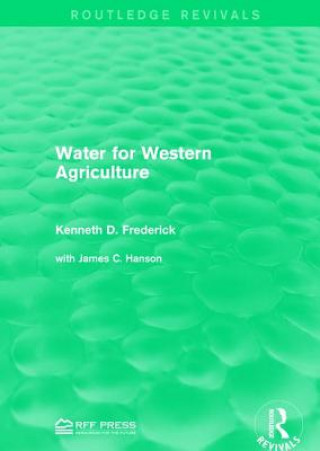 Kniha Water for Western Agriculture FREDERICK