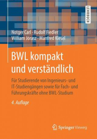 Book Bwl Kompakt Und Verstandlich Notger Carl