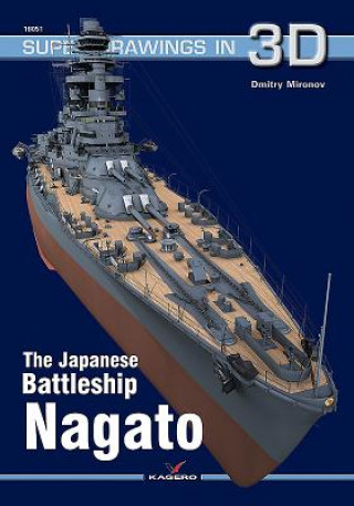 Kniha Japanese Battleship Nagato Dmitry Mironov
