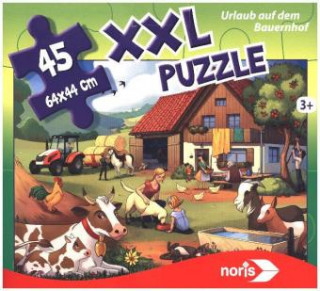 Hra/Hračka XXL Puzzle, Urlaub auf dem Bauernhof (Kinderpuzzle) 