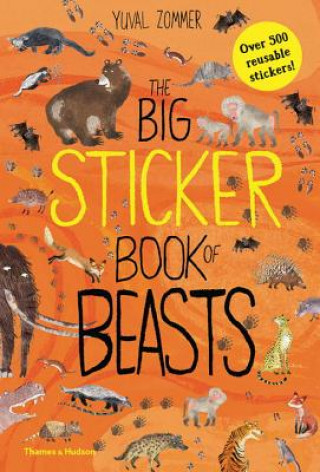 Carte Big Sticker Book of Beasts Yuval Zommer