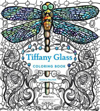 Книга Tiffany Glass Coloring Book Jessica Palmer