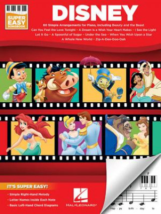 Könyv DISNEY - SUPER EASY SONGBK Hal Leonard Corp